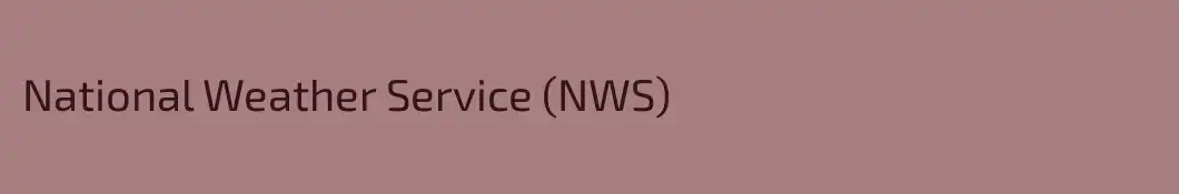 National Weather Service (NWS)